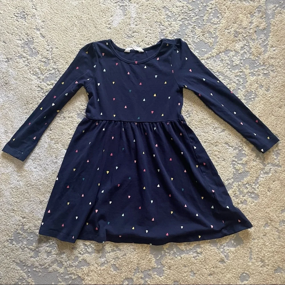 H&M Long Sleeve Heart Dress